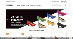 Desktop Screenshot of ponsodazapatos.com